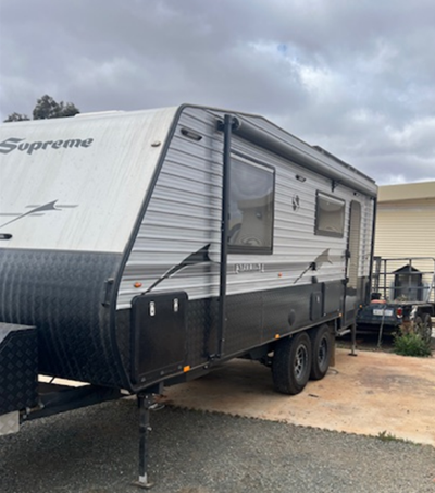 Impounded Vehicle: GREY/BLACK CARAVAN Registration: 754USG