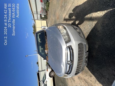 Impounded Vehicle: GREY HOLDEN Registration: N/A