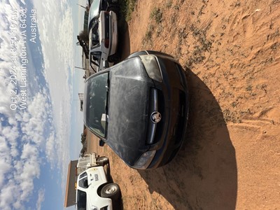 Impounded Vehicle: BLACK HOLDEN Registration: N/A